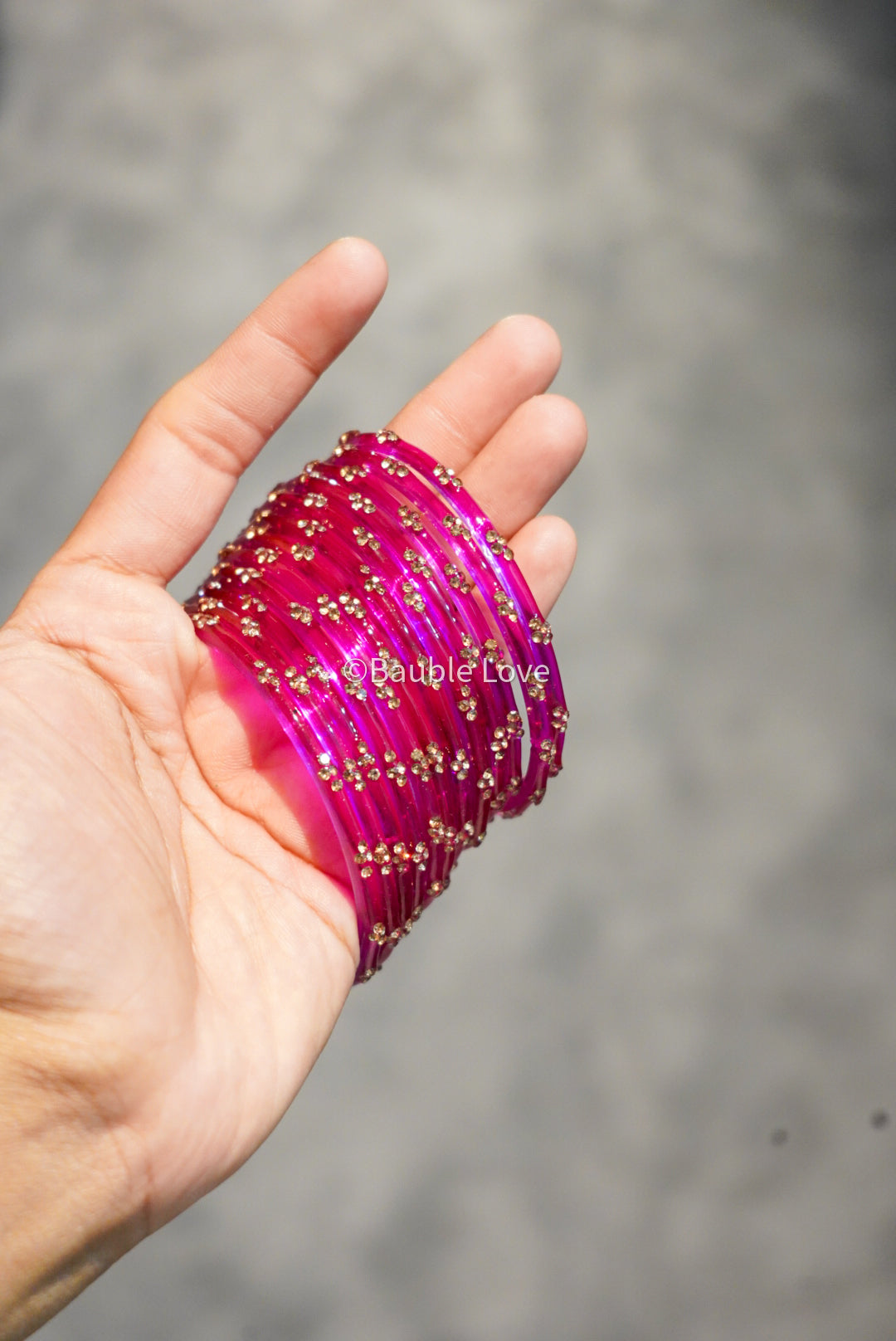 Gulsat Glass Bangle (Set of 12)