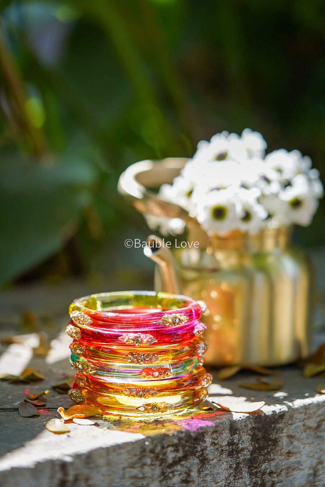 Embellish Glass Bangle