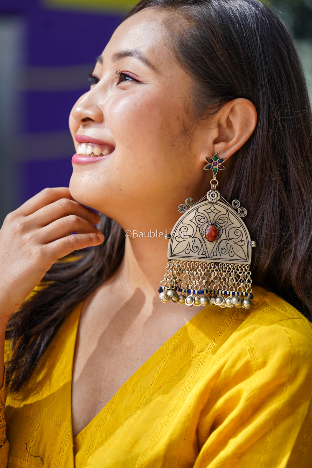 Statement Turkmen Earrings