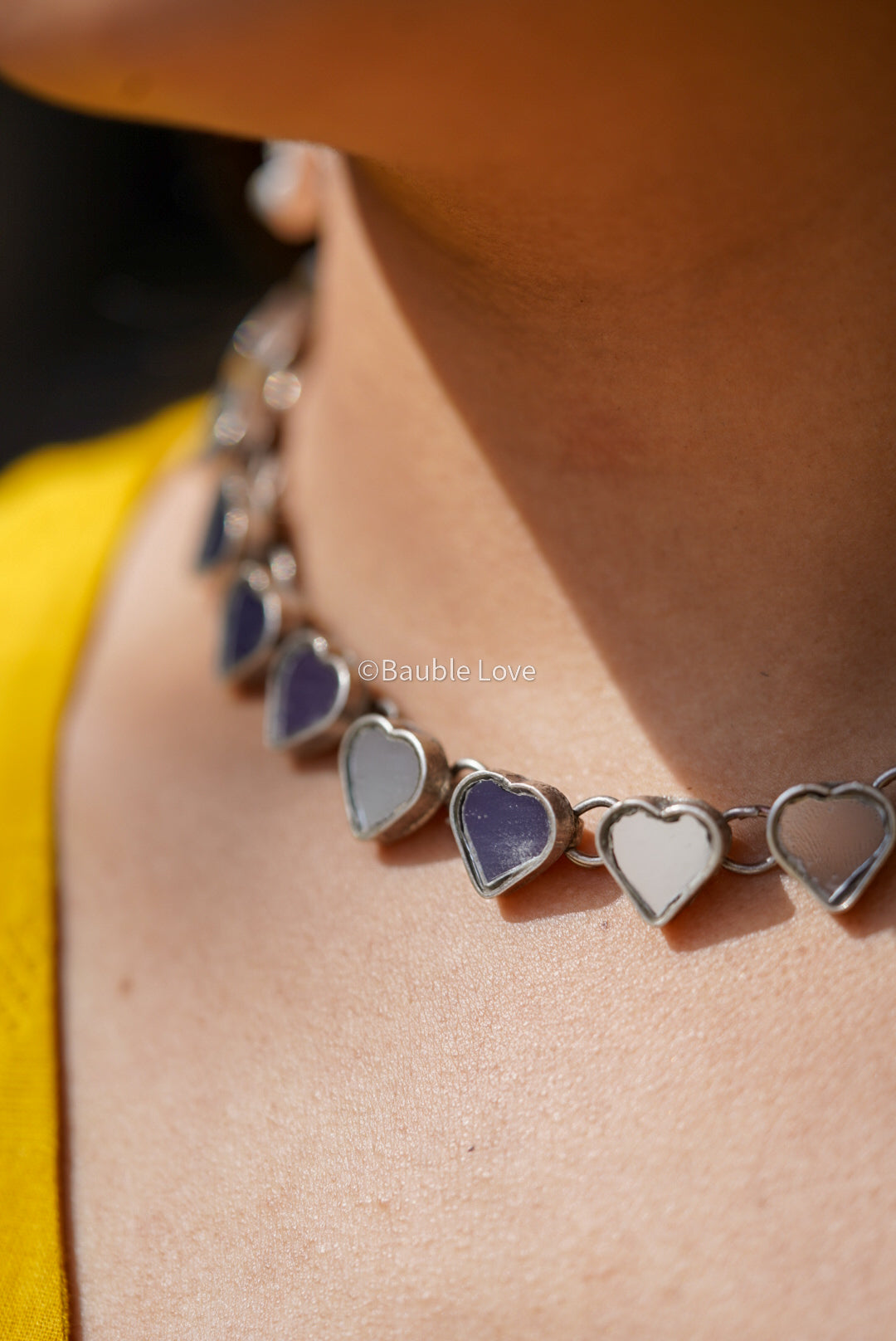 Glass Heart Choker