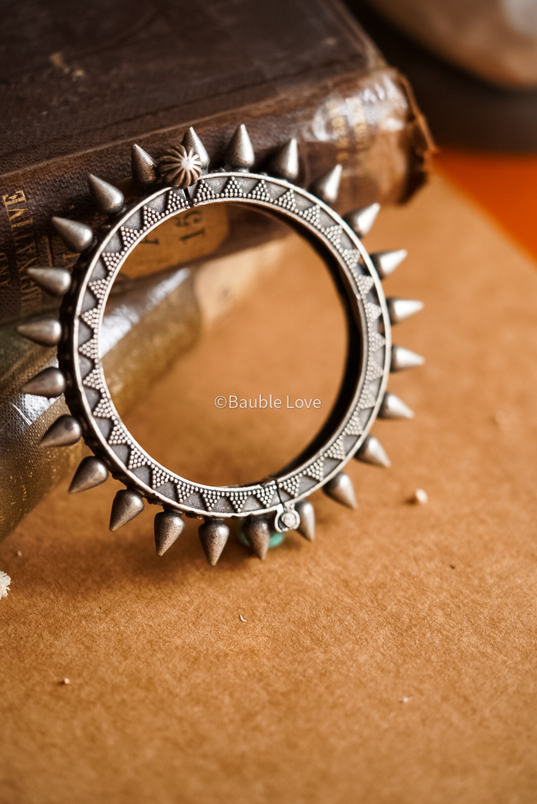 Spike Brass Cuff