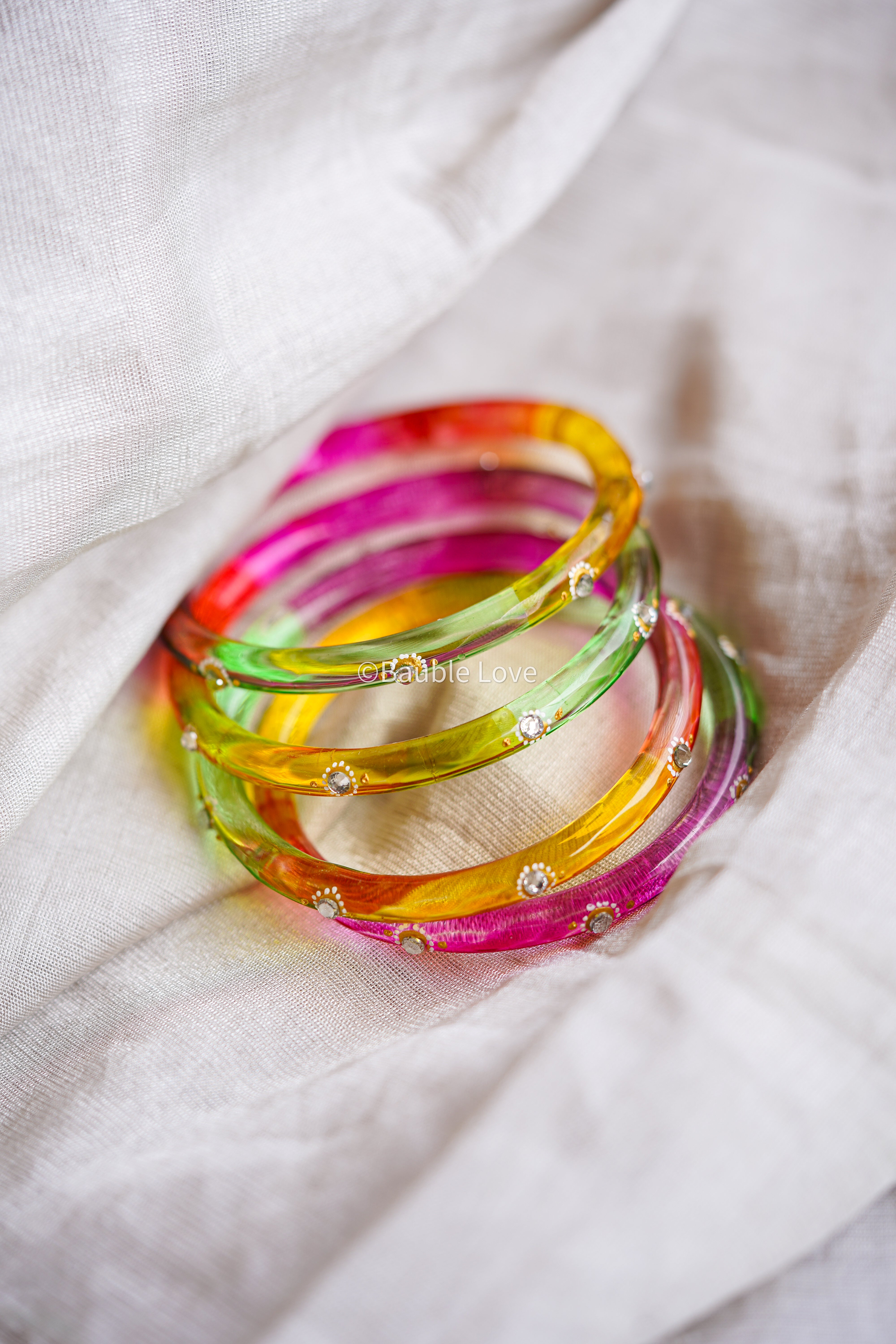 Chitra Glass Bangle (Set of 4)
