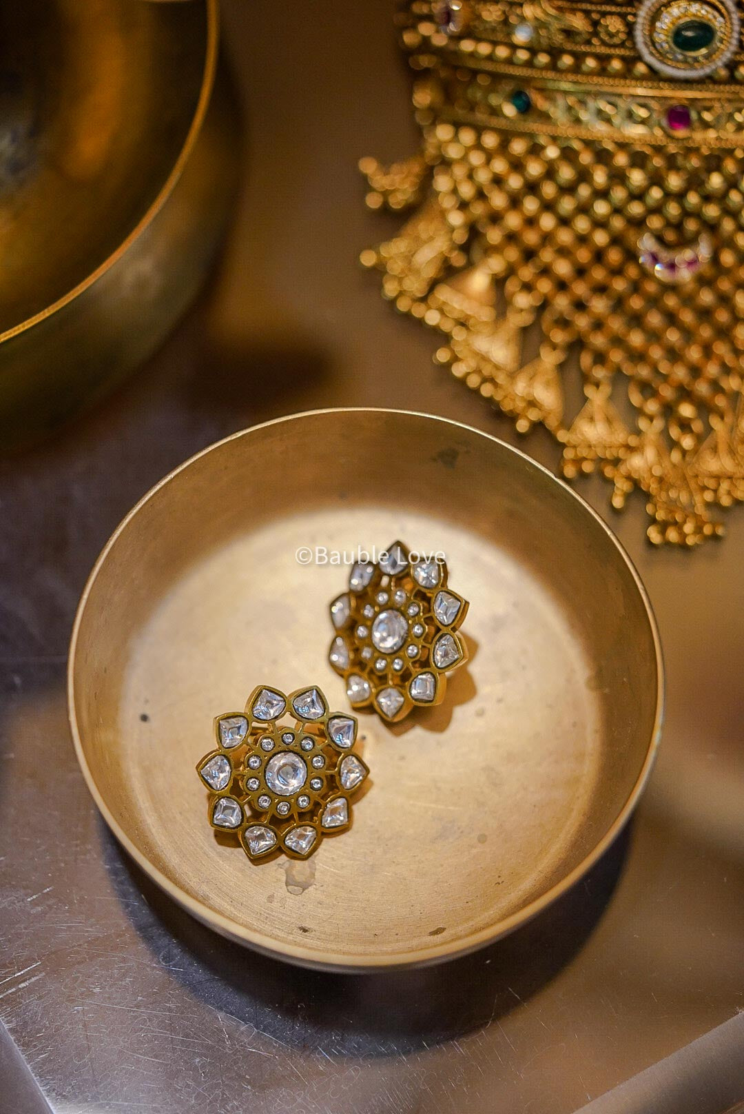Chakra Jadau Earrings