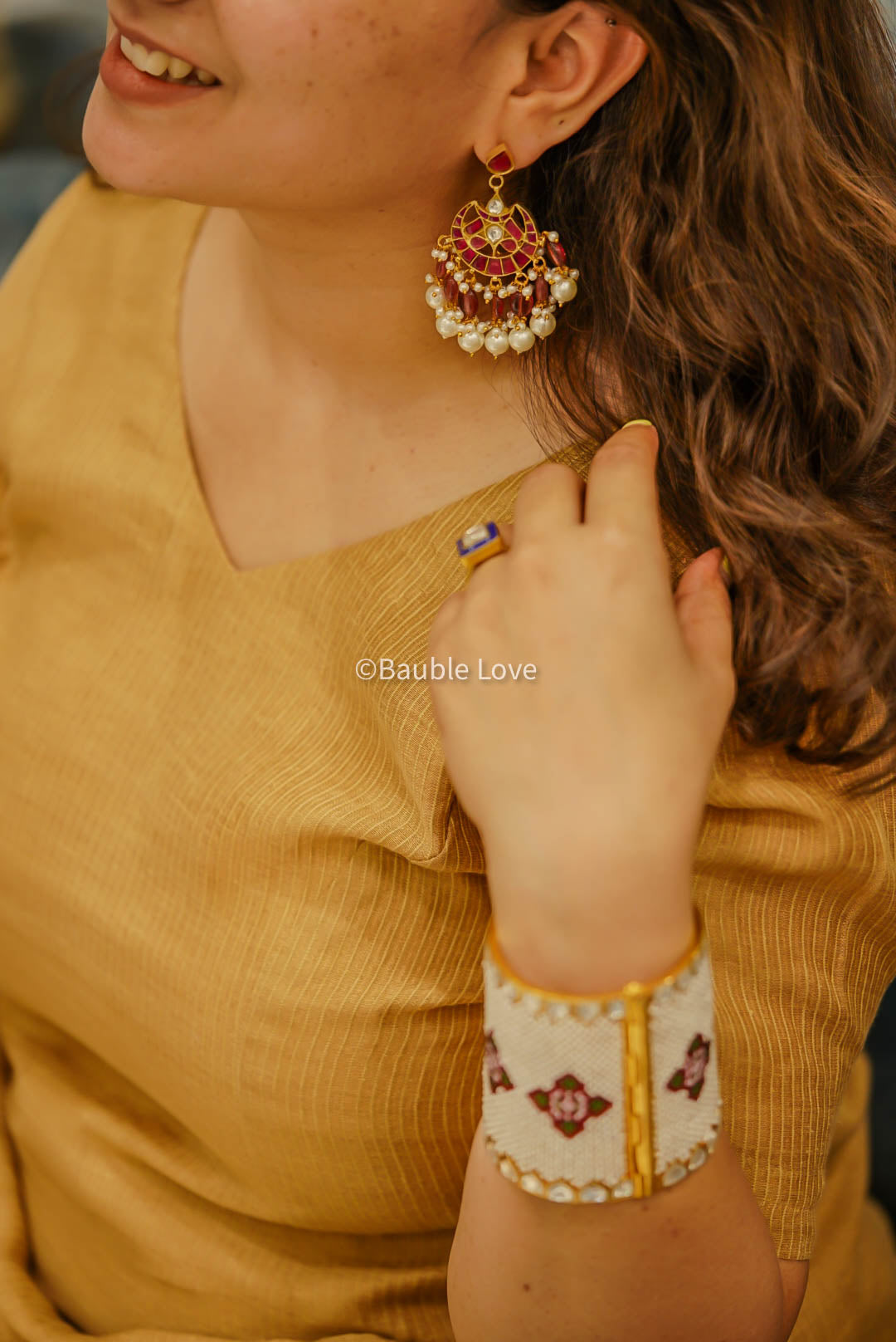Heenah Jadau Earrings