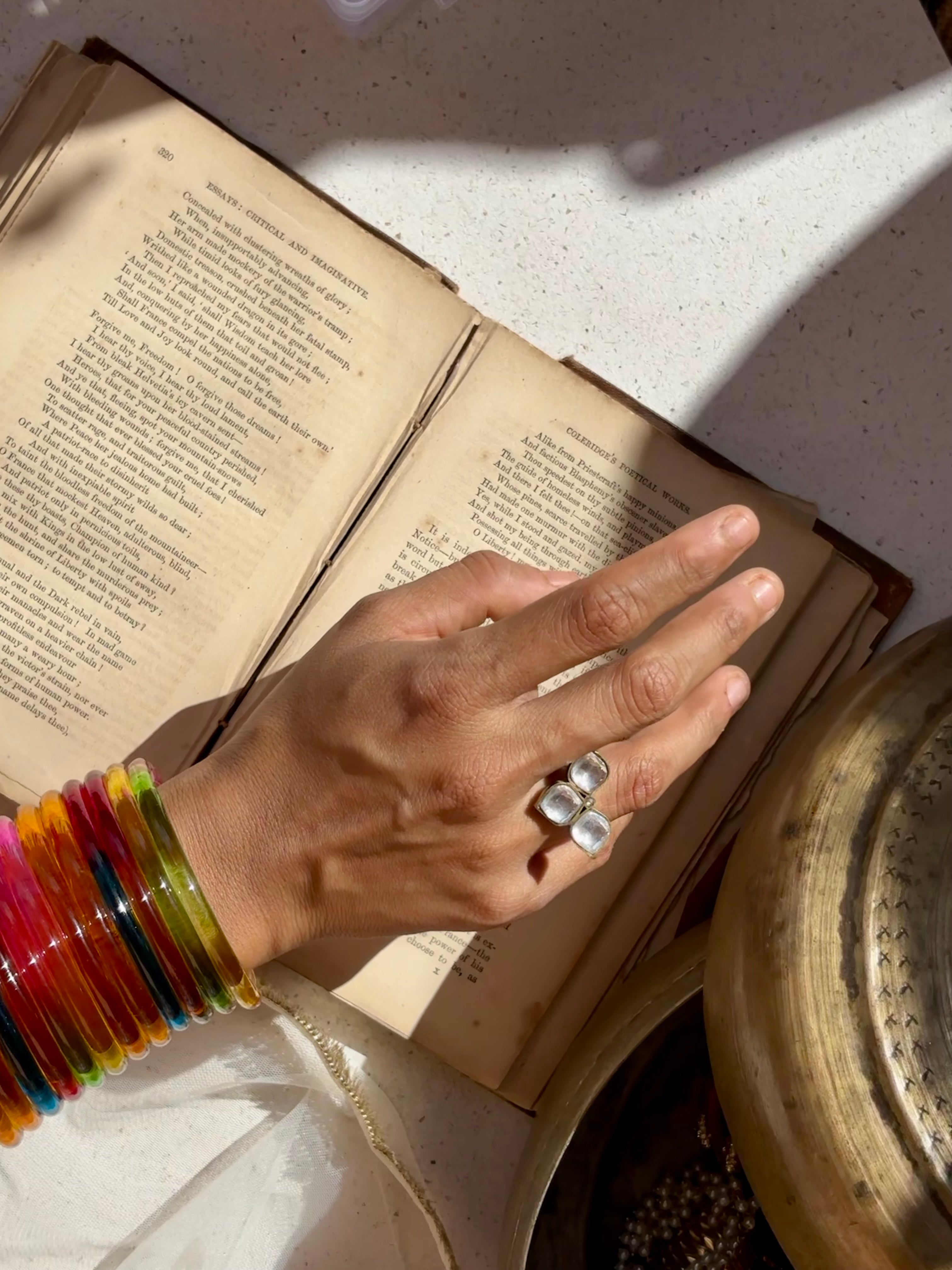 Vriksha Jadau Ring