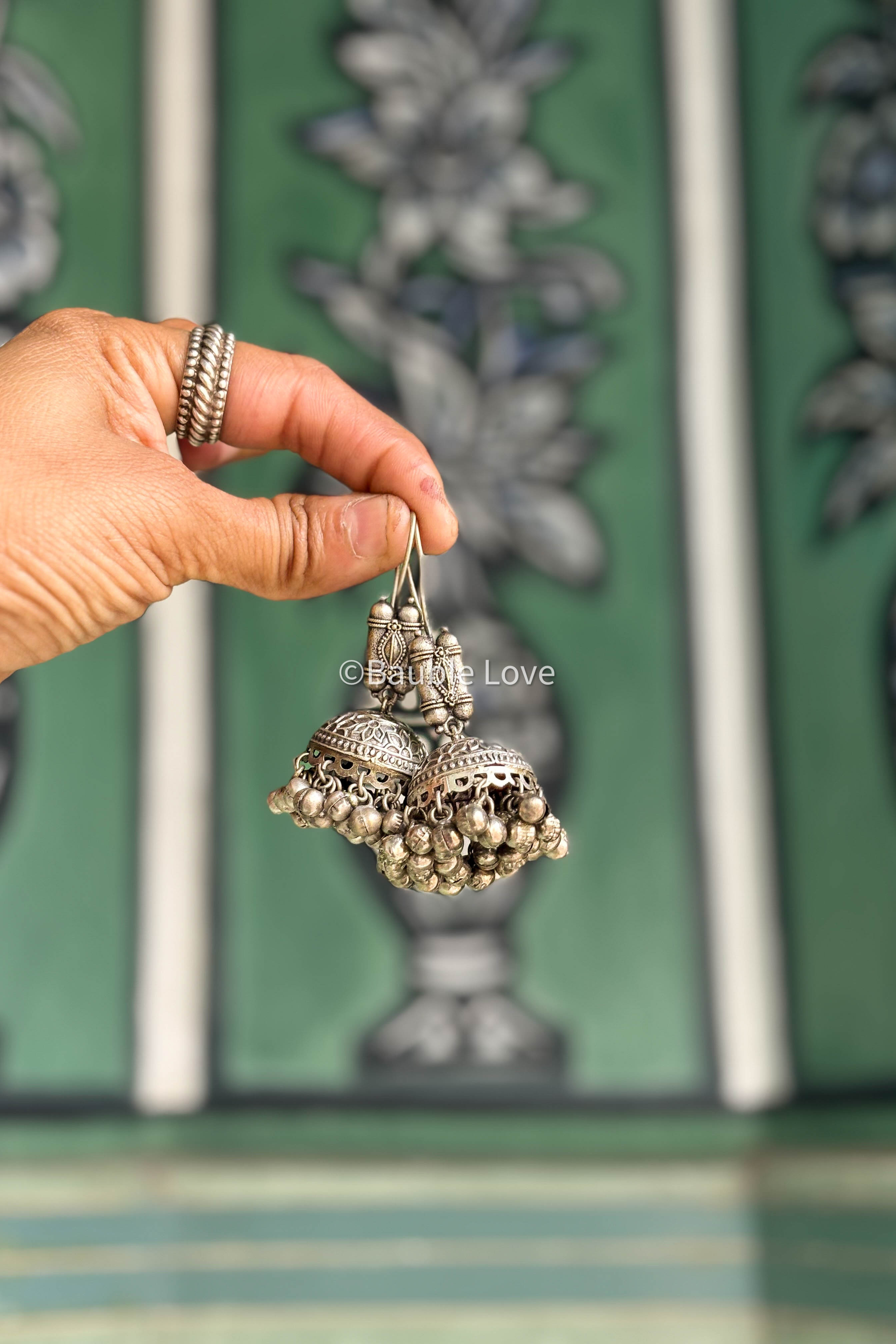 Varna Jhumka Earrings