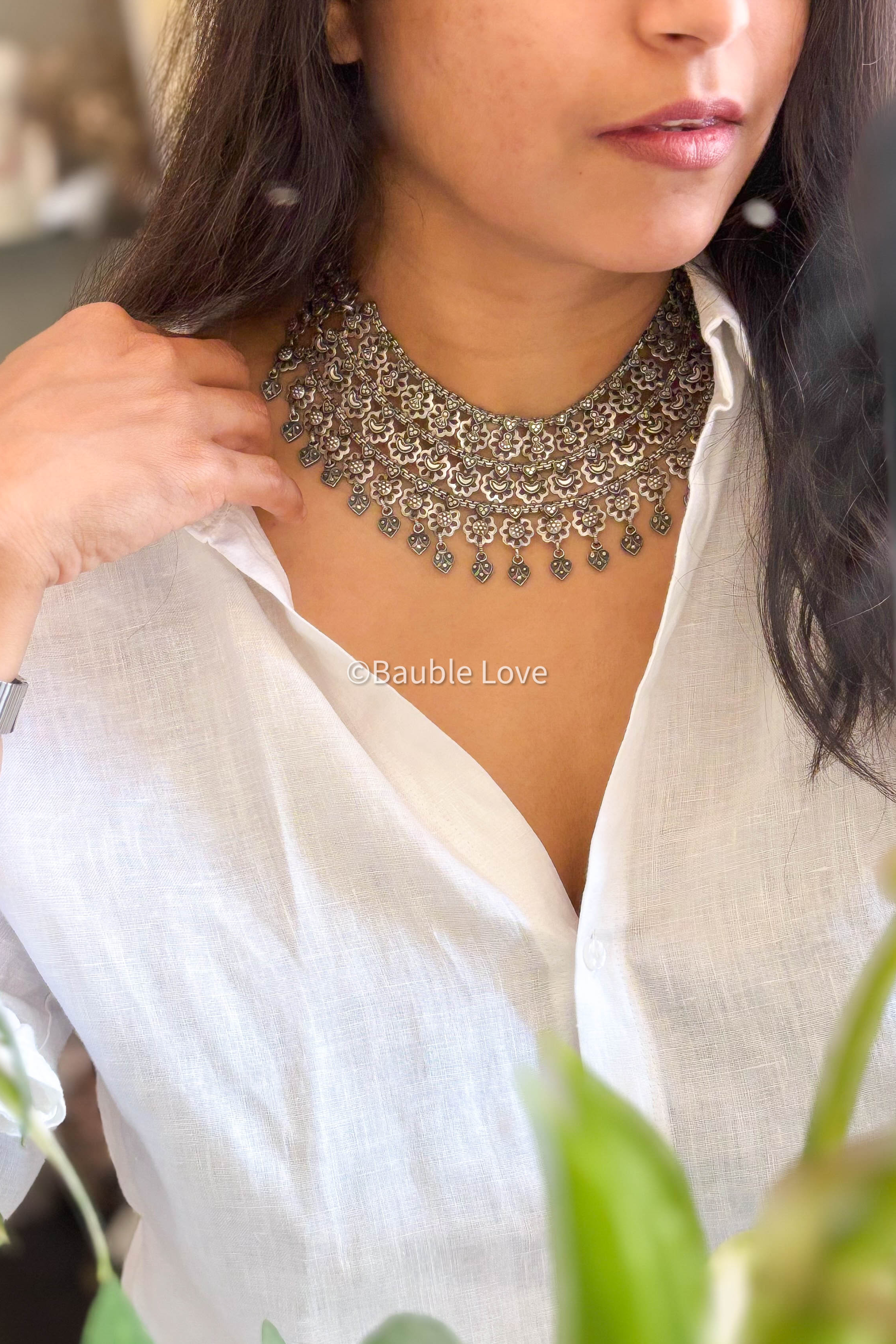 Filigree Statement Choker