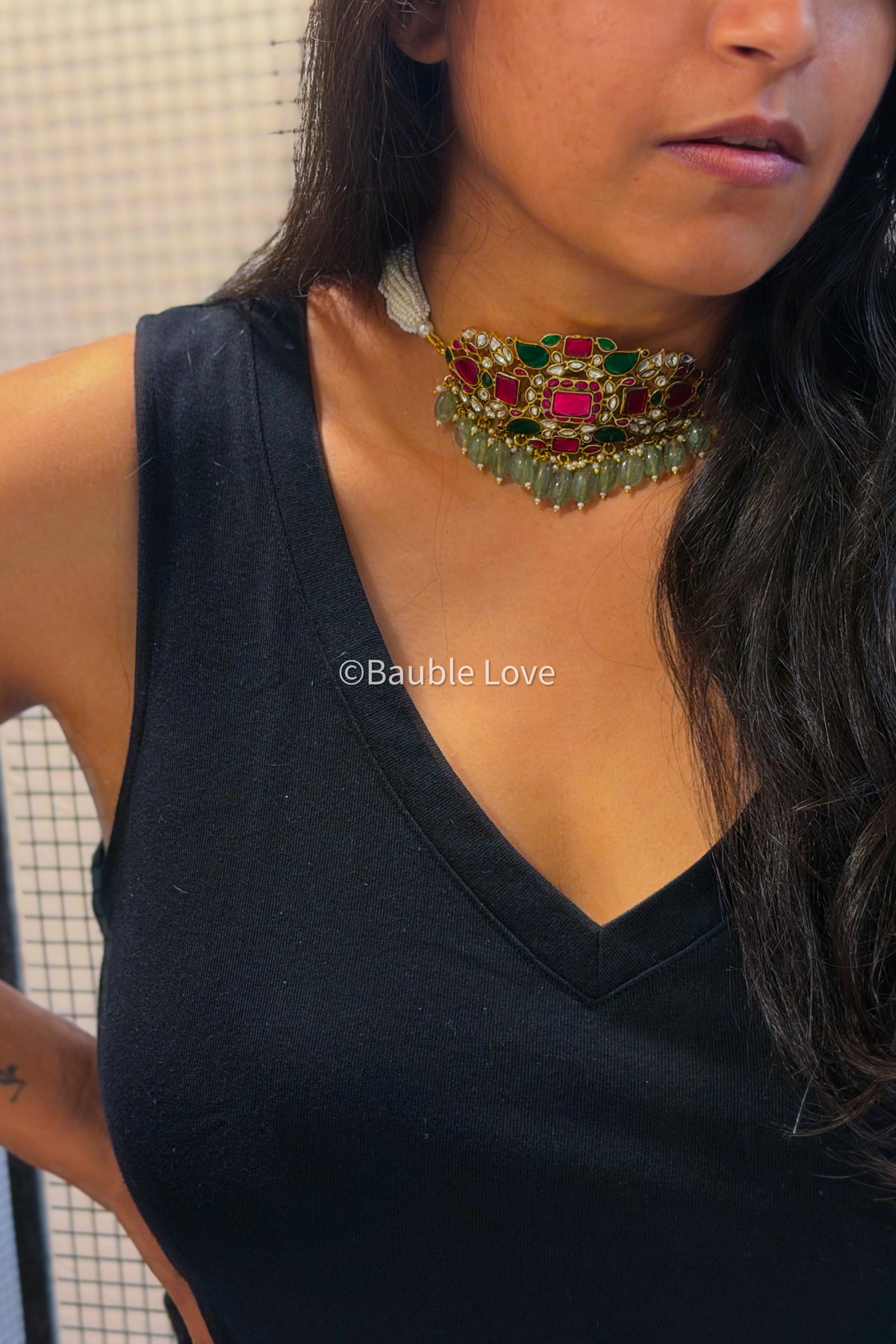 Zuni Jadau Choker