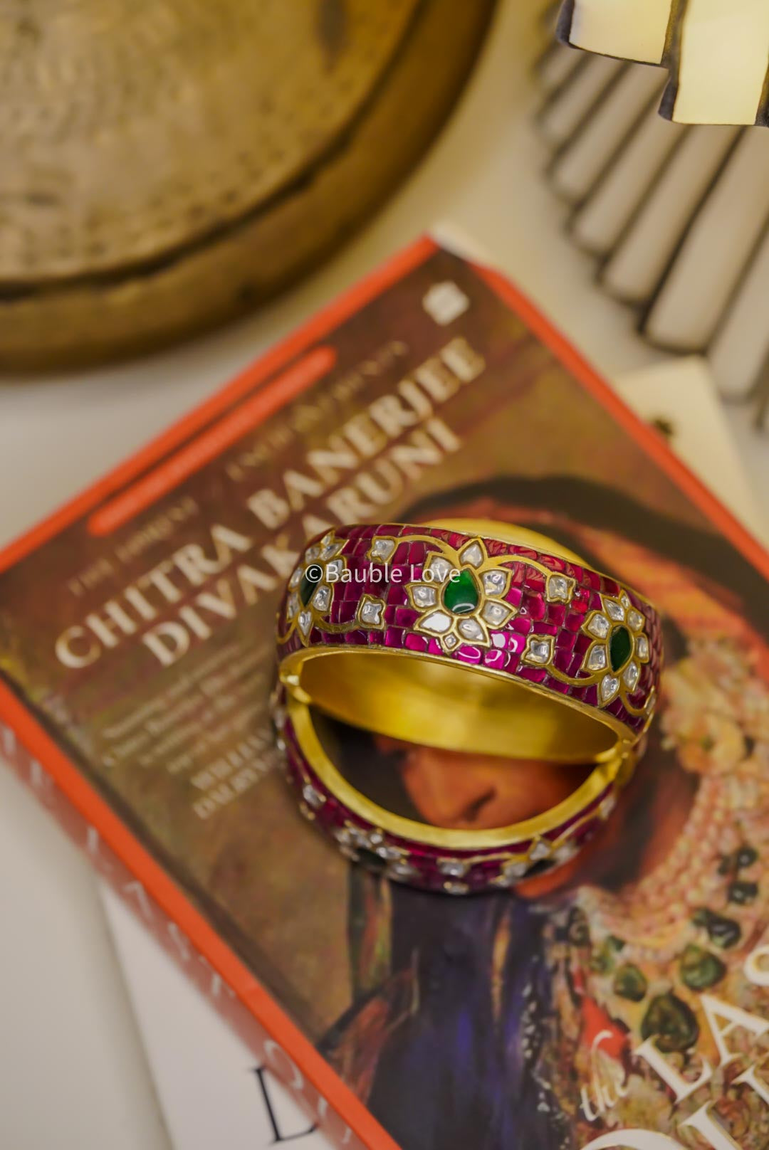 Nischa Jadau Cuff (Pink)