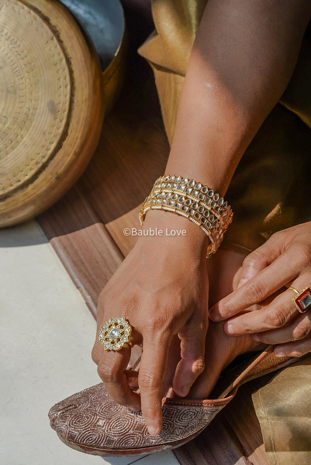 Insiya Jadau Cuff
