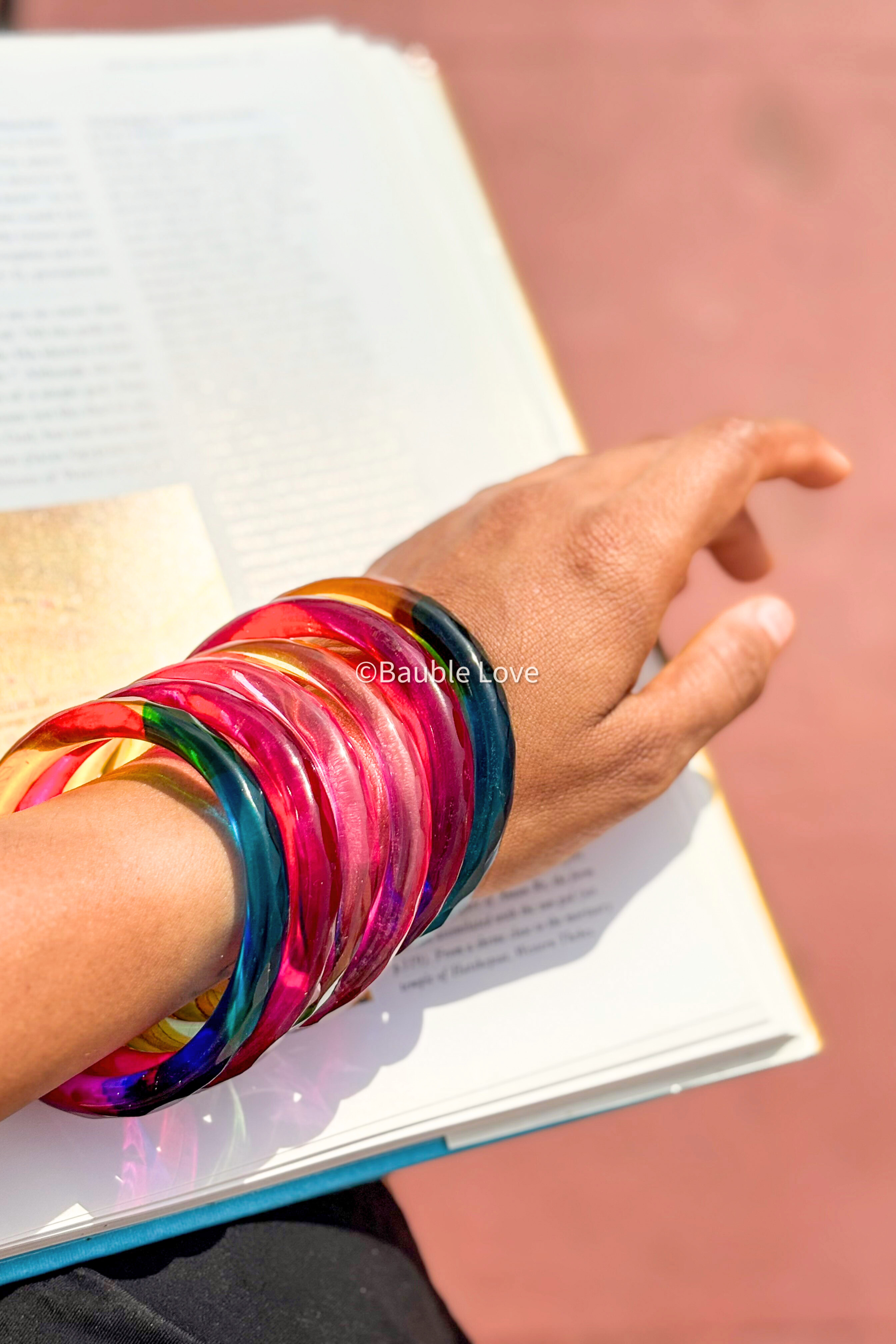 Reflective Bangle Set (Set of 2)
