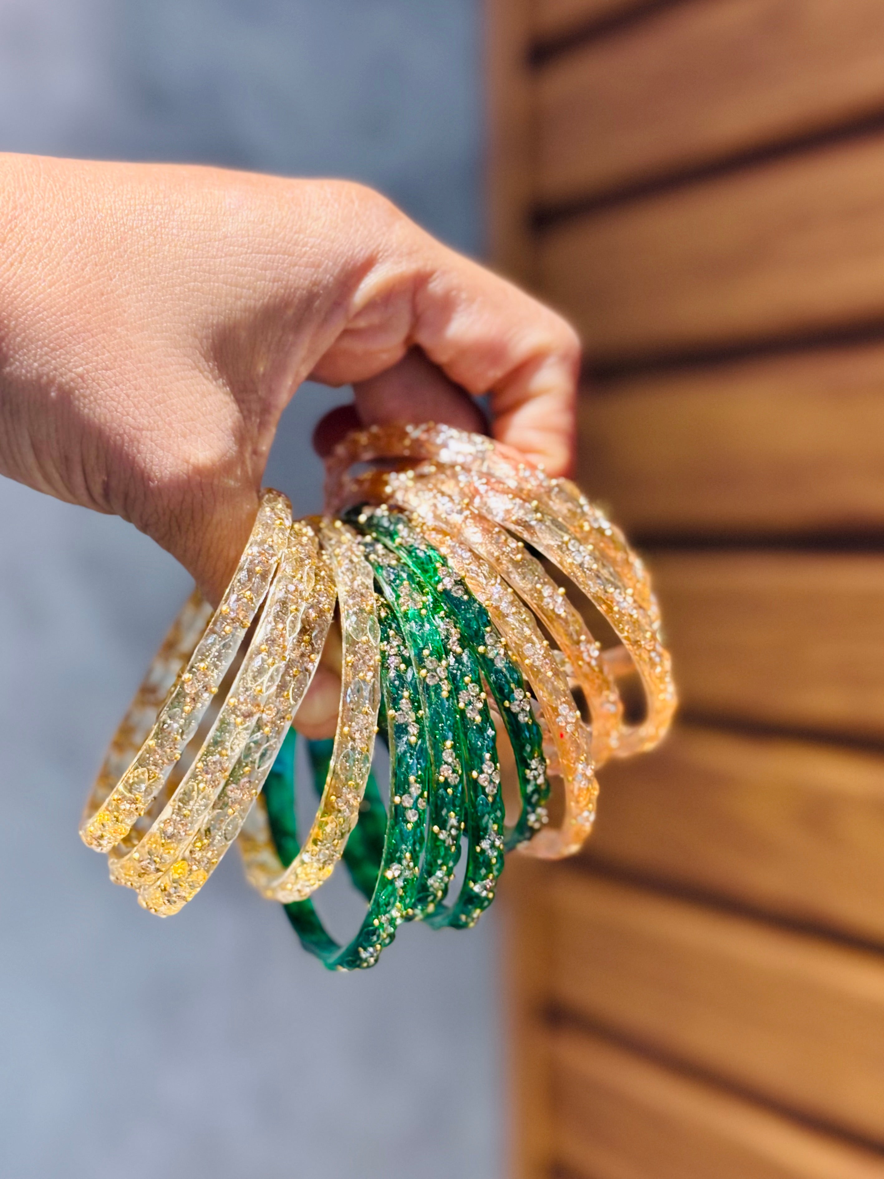 Falak Glass Bangle (Set of 4)