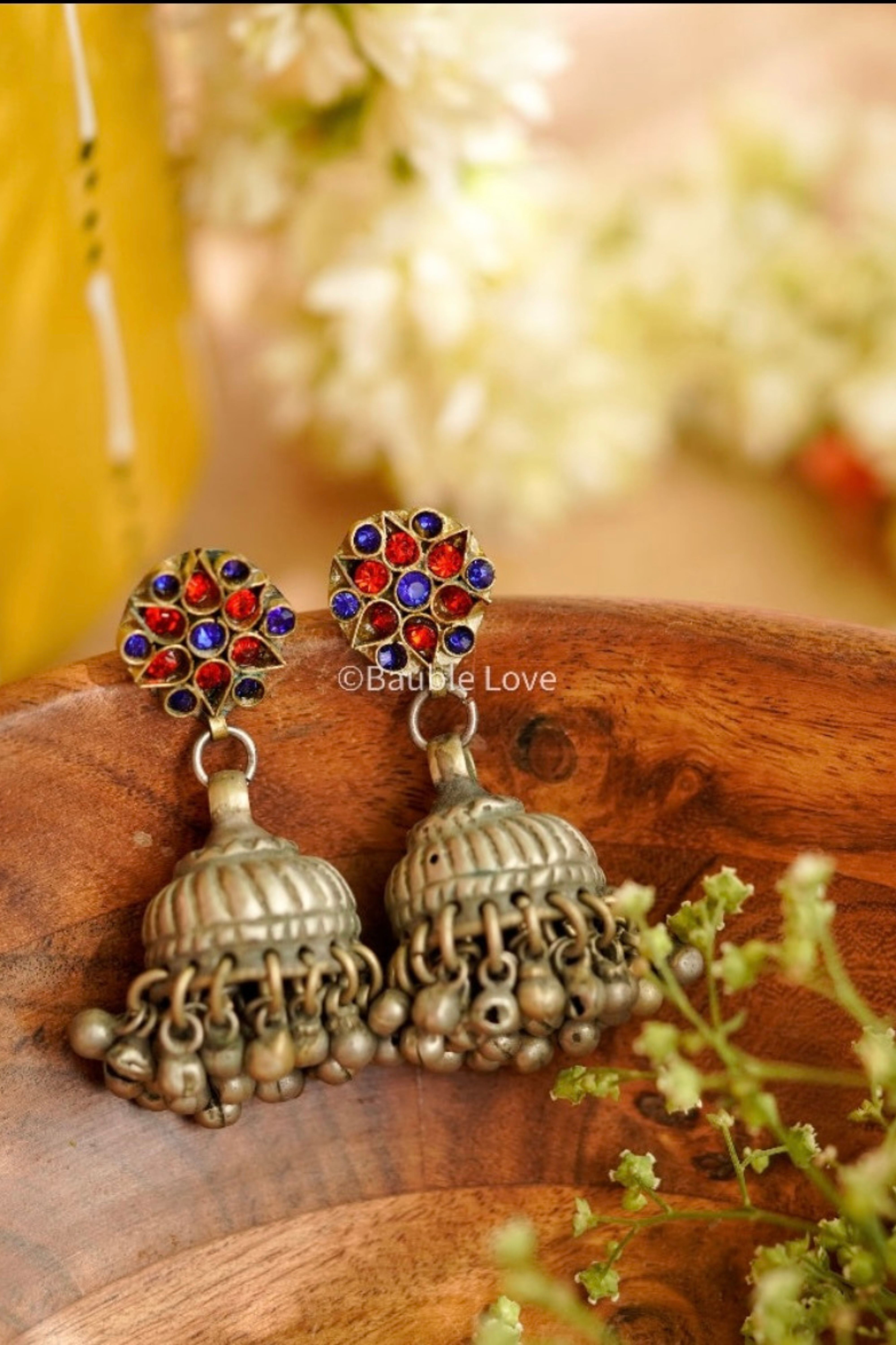 Ritu Afghan Jhumka Earrings