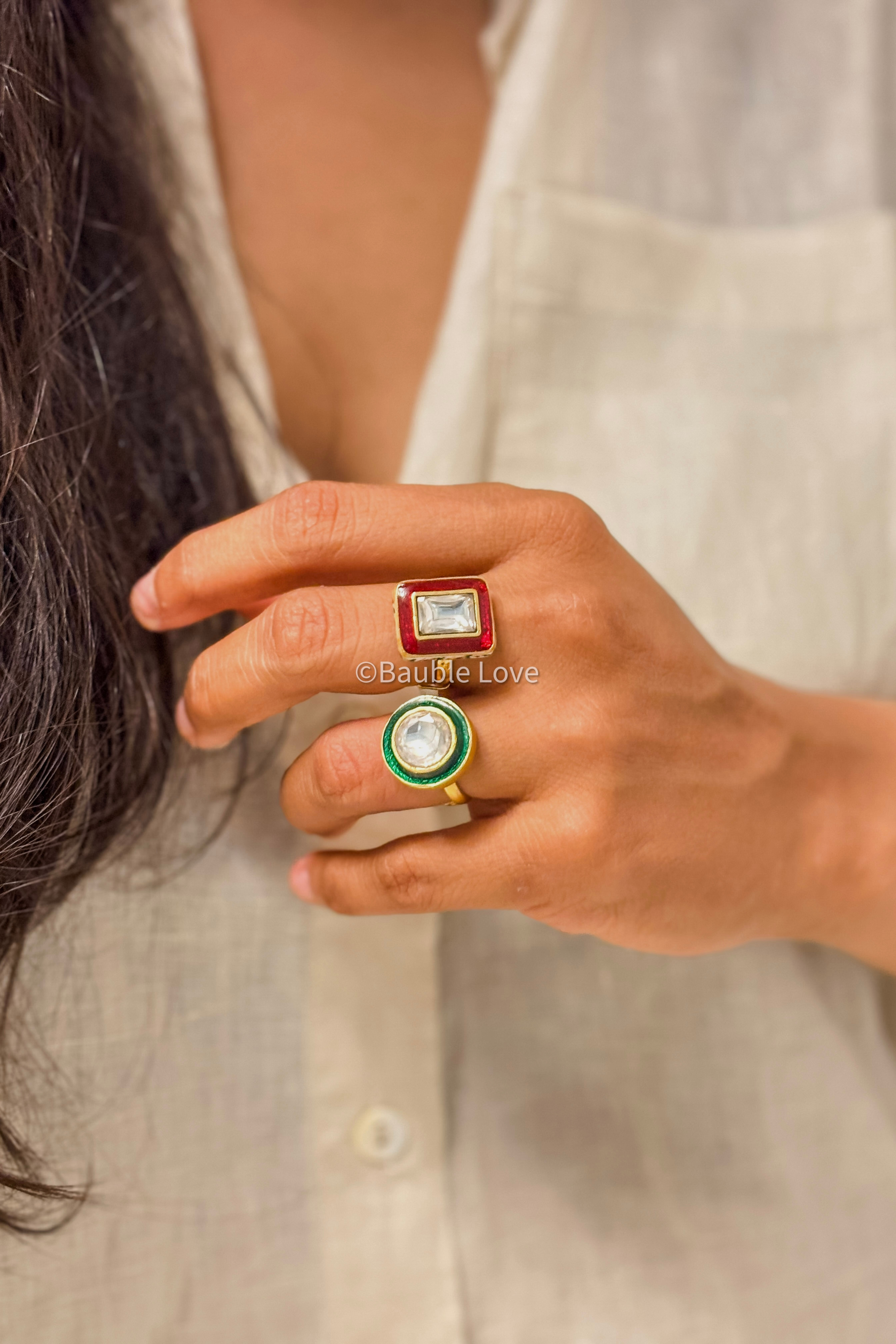 Vamika Jadau Ring