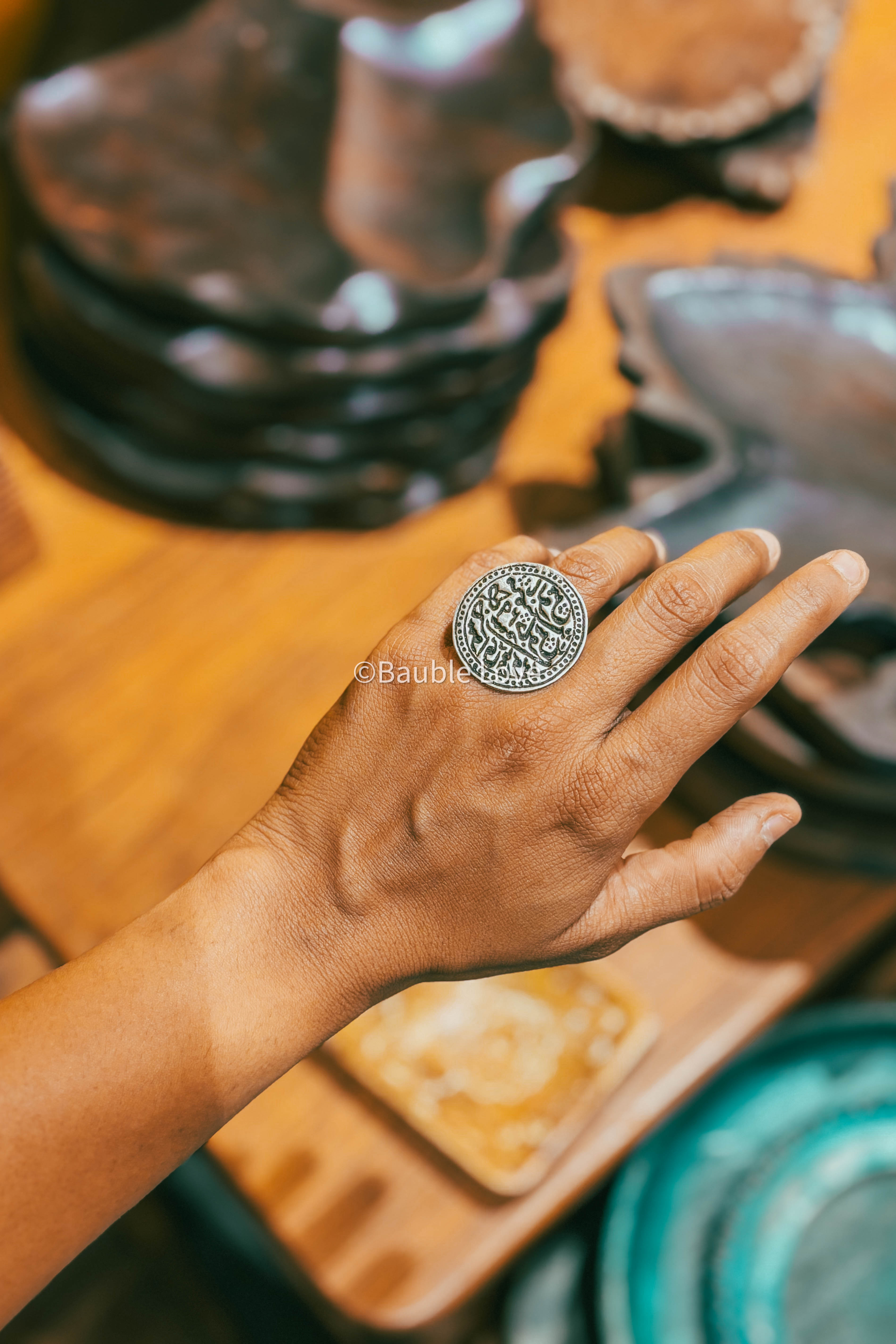 Talisman Vintage Silver Ring