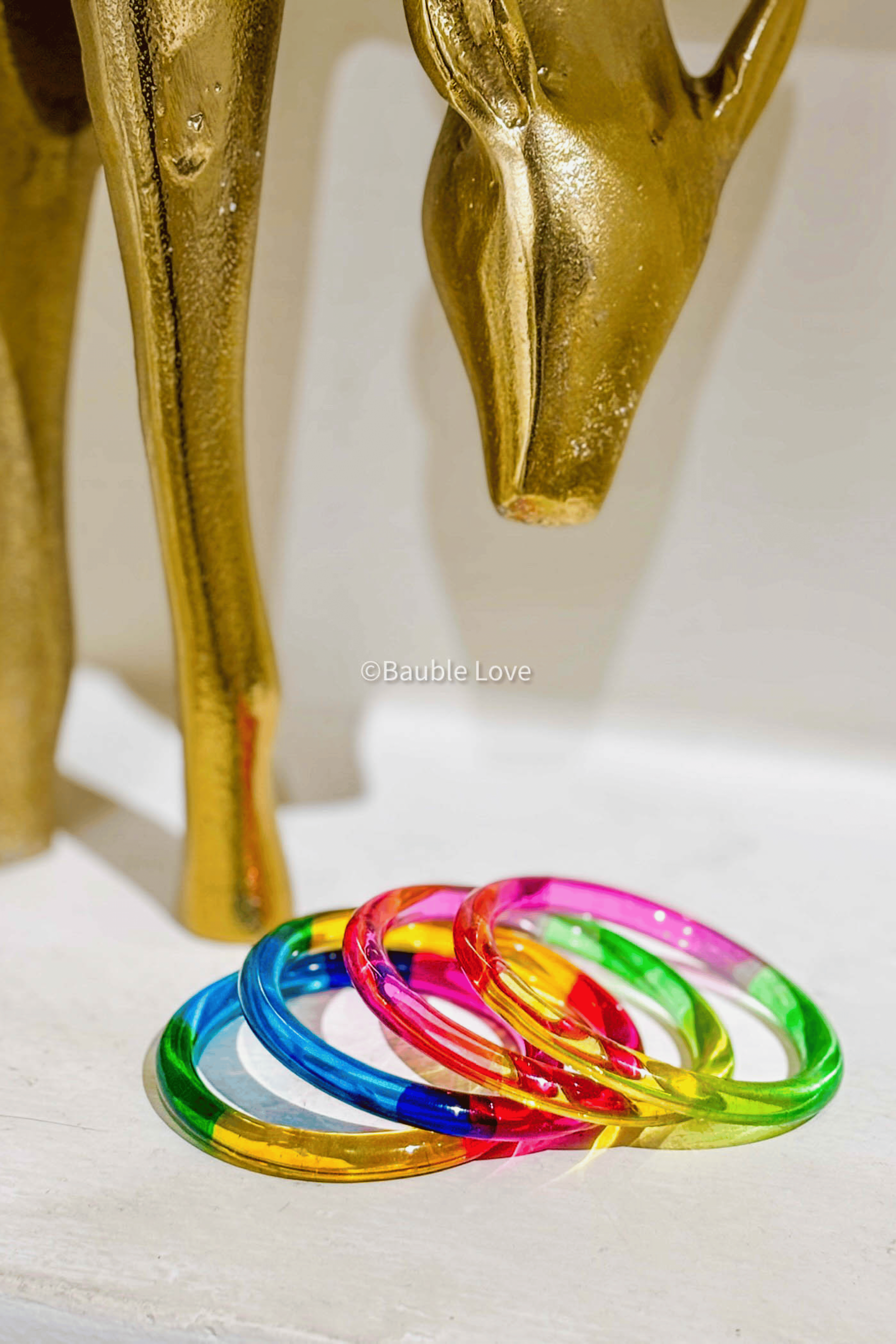 Reflective Glass Bangle