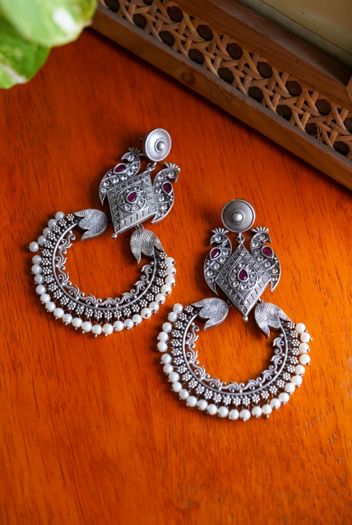 Delnaz Silver Earrings