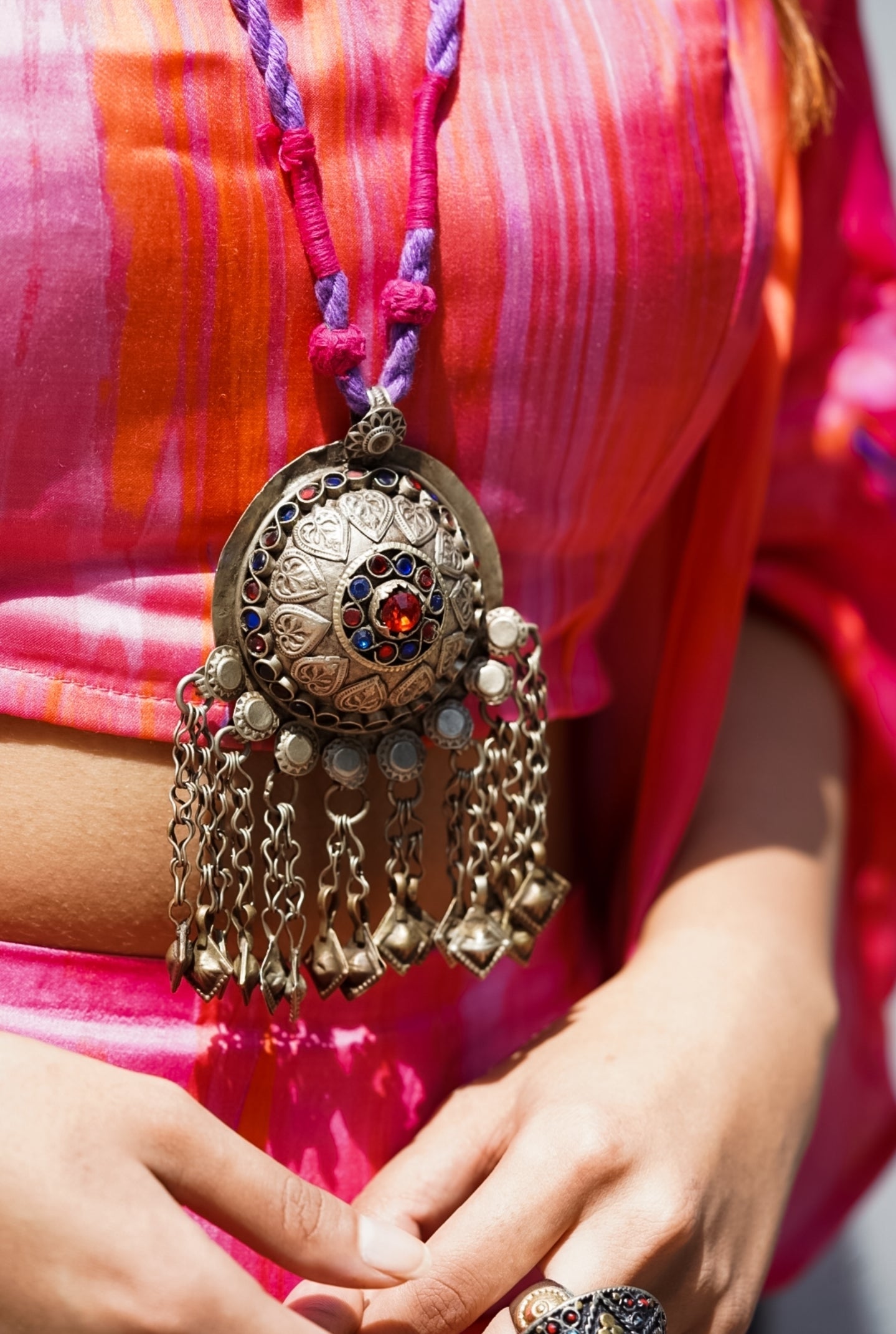 Chanda Afghan Necklace