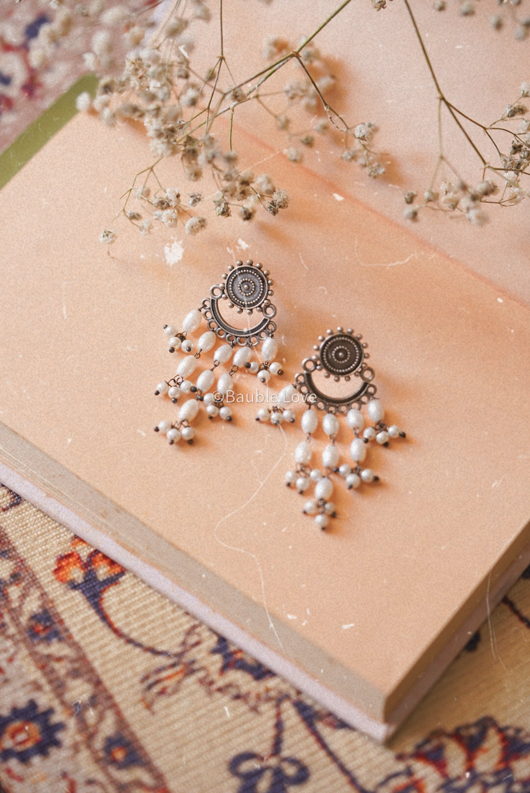 Tribal Pearl Earrings