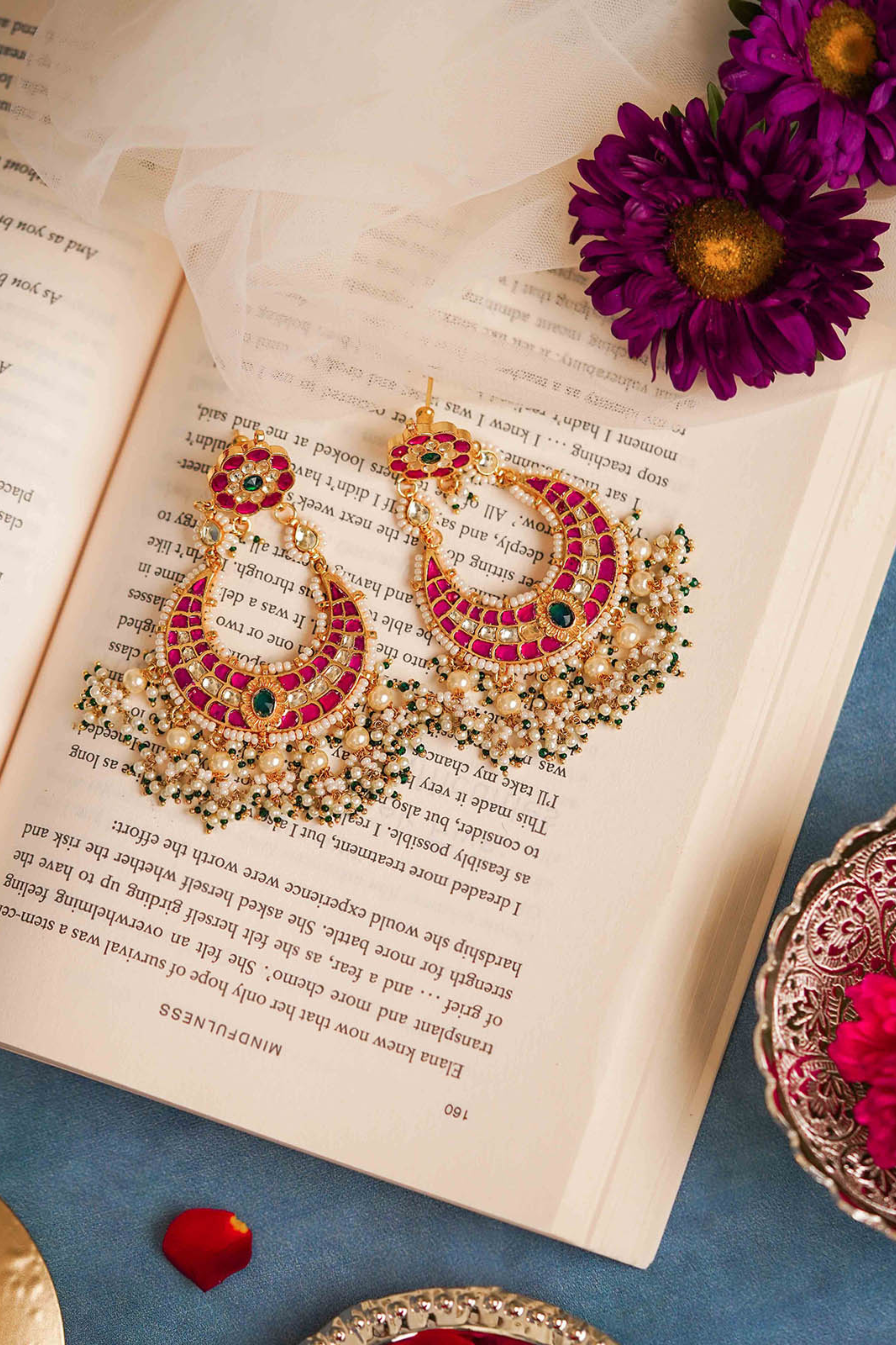 Naveena Kundan Earrings