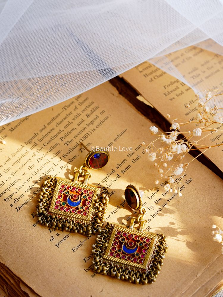 Amedha Afghan Earrings