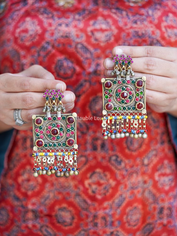 Avisi Afghan Earrings