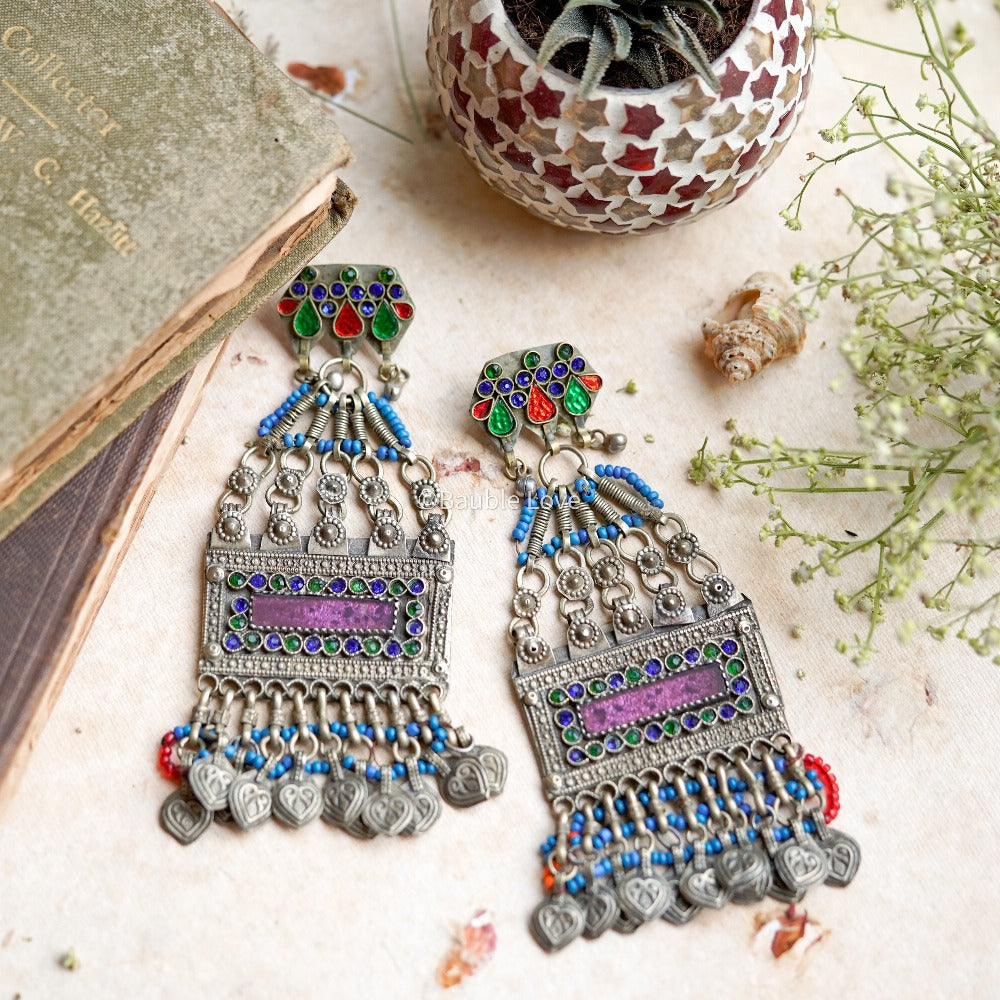 Farhaana Afghan Earrings