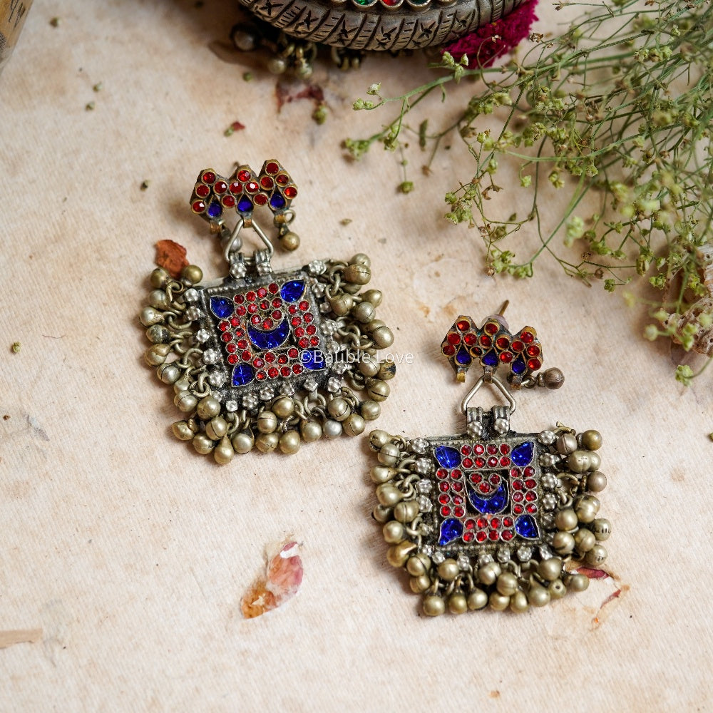 Isha Afghan Earrings