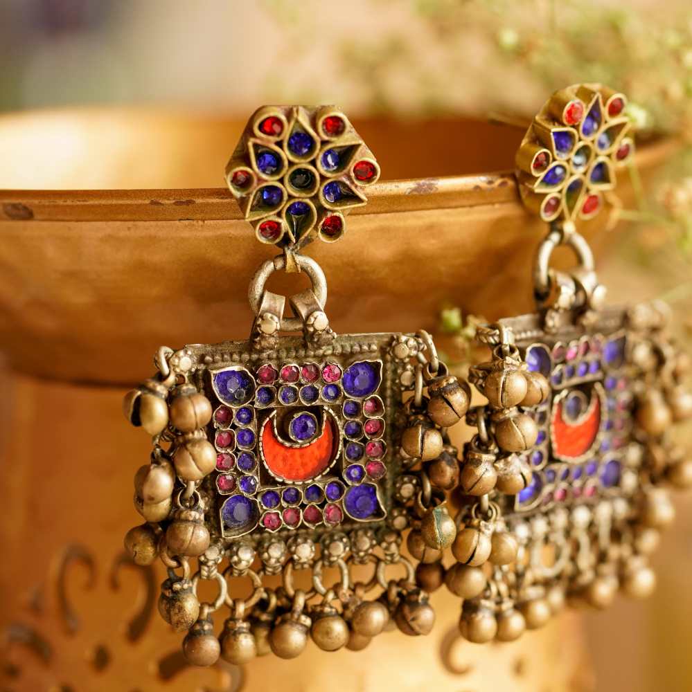 Manvi Afghan Earrings
