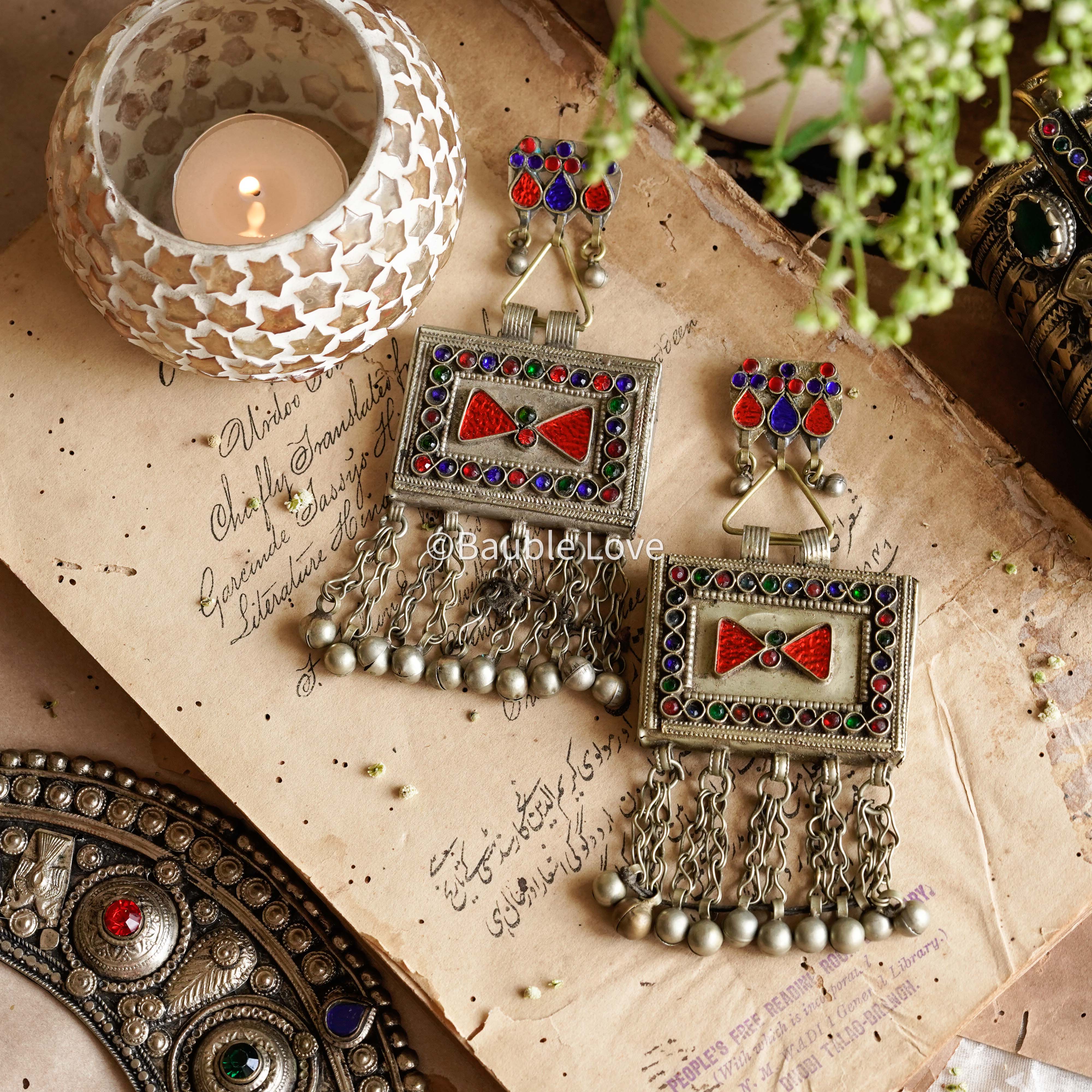 Keya Afghan Earrings